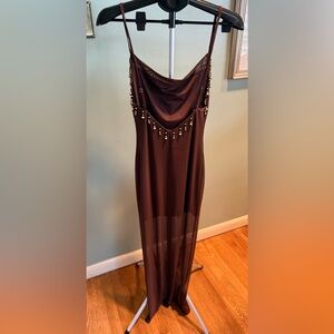 Brown Backless Dress Two Pack